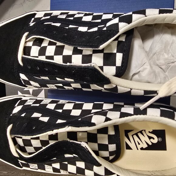 VANS LX Old Skool Men's Checkerboard VN000D56BZW Size 13 Shoes Sneakers NEW - Picture 8 of 16